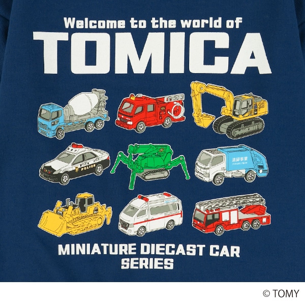 ミニ裏毛ロゴ長袖Tシャツ（トミカ）