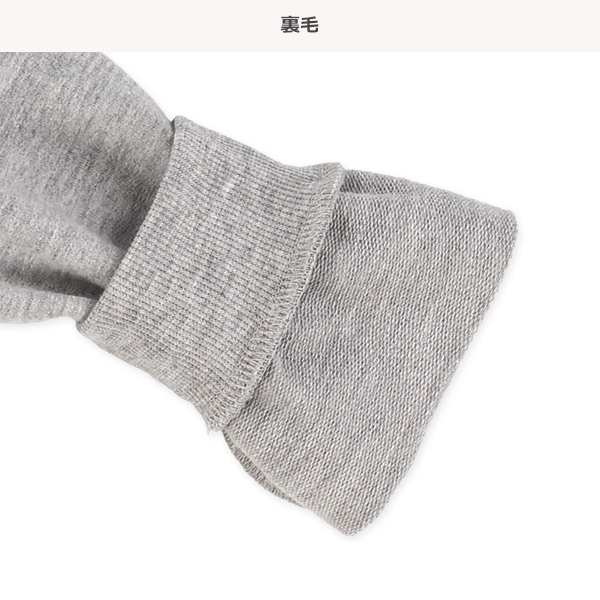 ミニ裏毛エンボスロゴトレーナー