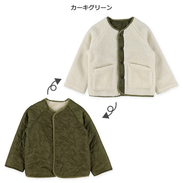 リバーシブルキルトジャケット