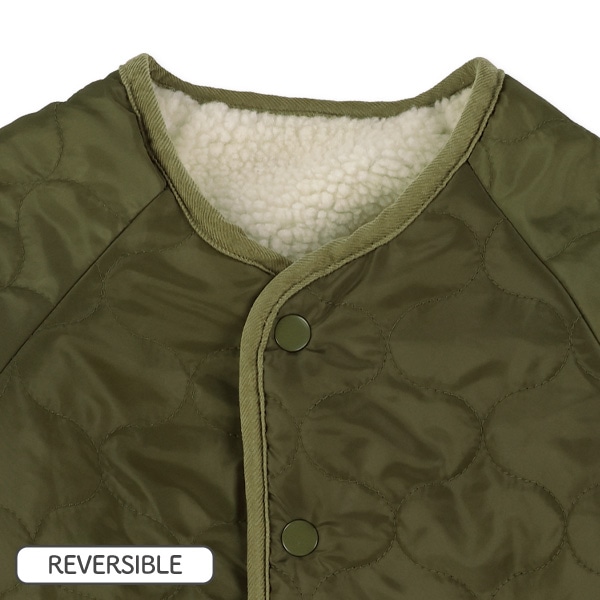 リバーシブルキルトジャケット