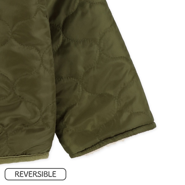 リバーシブルキルトジャケット