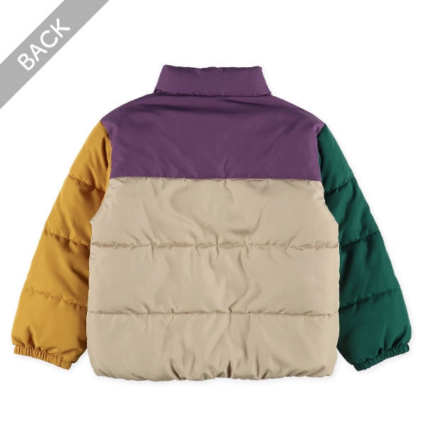 中わた配色防寒ジャケット