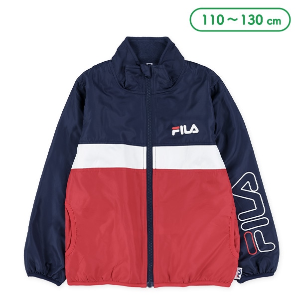 FILA）切り替え裏フリースジャケット