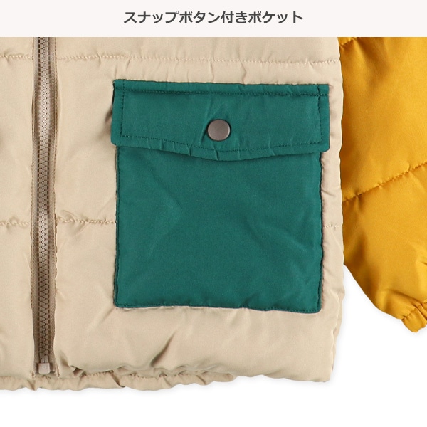 マルチカラー配色防寒ジャケット