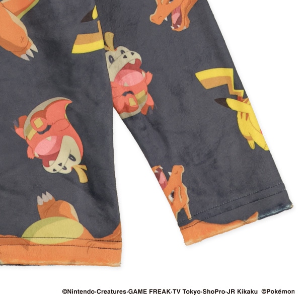 ストレッチフリースモックネック長袖Tシャツ（ポケモン）