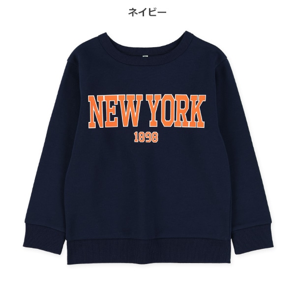 裏起毛ビッグロゴトレーナー