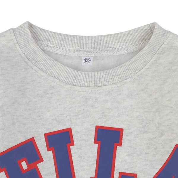 FILA）裏起毛ロゴプリントトレーナー