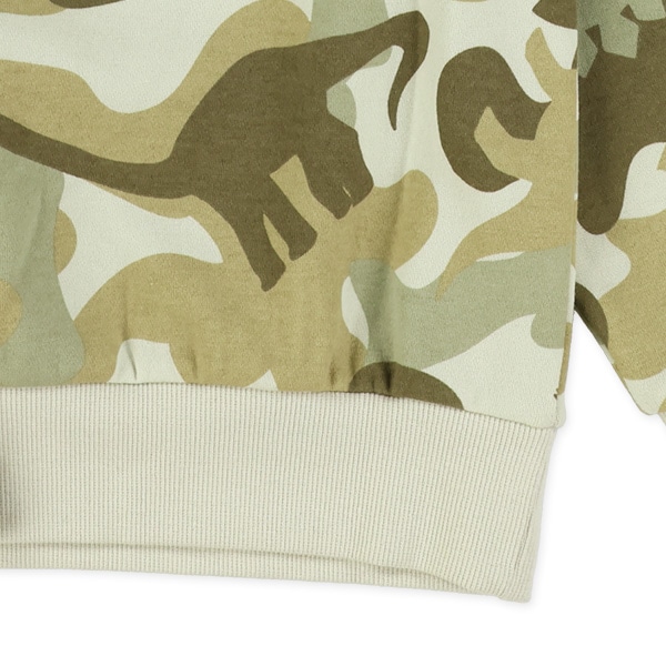 裏起毛恐竜迷彩トレーナー | 西松屋オンラインストア