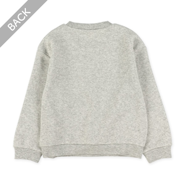 裏起毛アメカジ柄コミックトレーナー