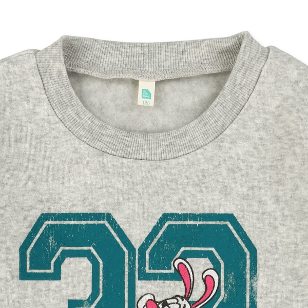 裏起毛アメカジ柄コミックトレーナー