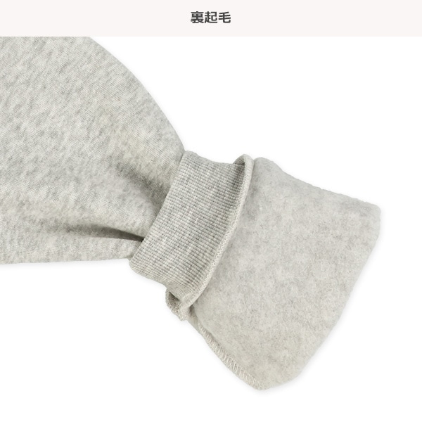 裏起毛アメカジ柄コミックトレーナー