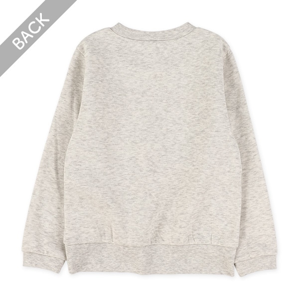 裏起毛アメカジフード柄トレーナー