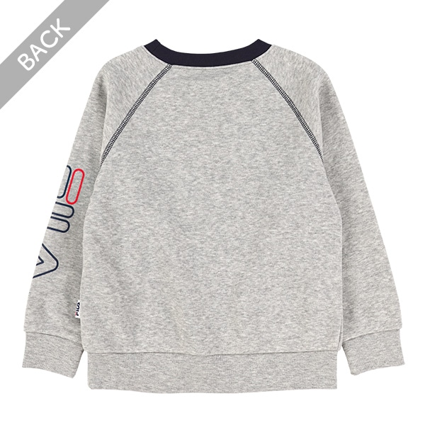 FILA）裏起毛ロゴプリントトレーナー