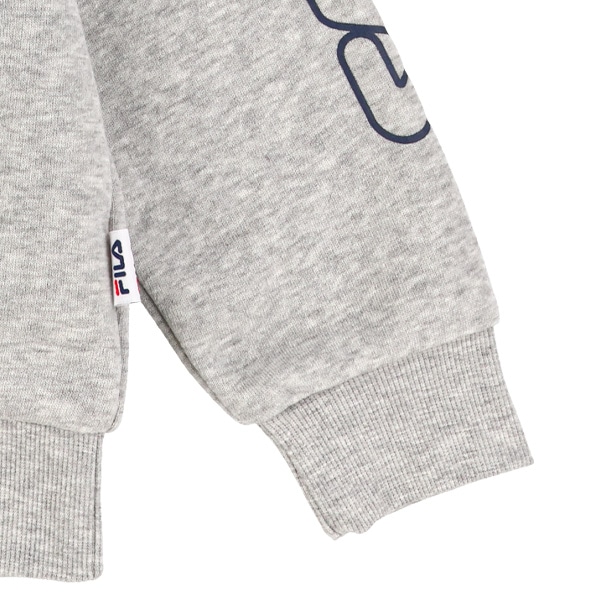 FILA）裏起毛ロゴプリントトレーナー