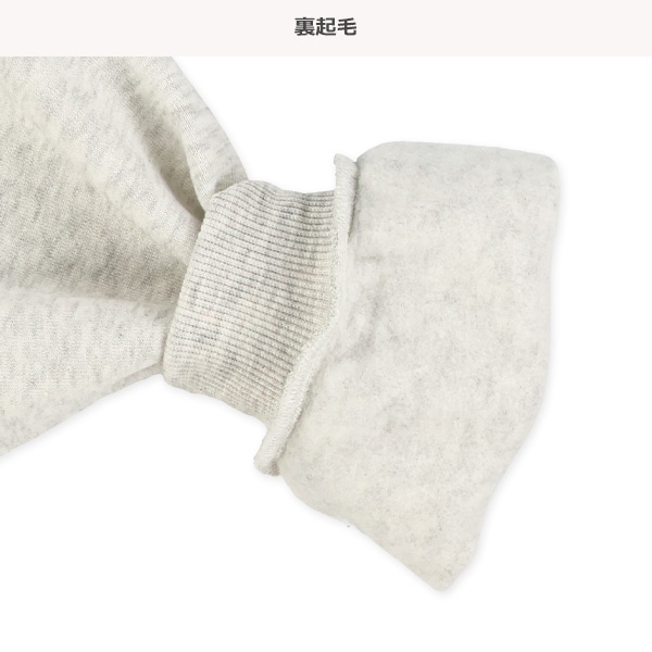 裏起毛サガラ刺繍ロゴモチーフトレーナー
