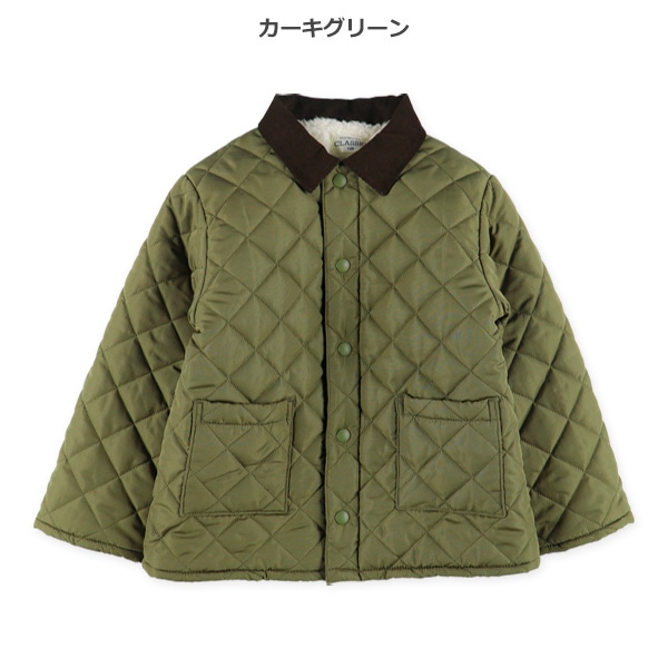 襟付きキルトジャケット