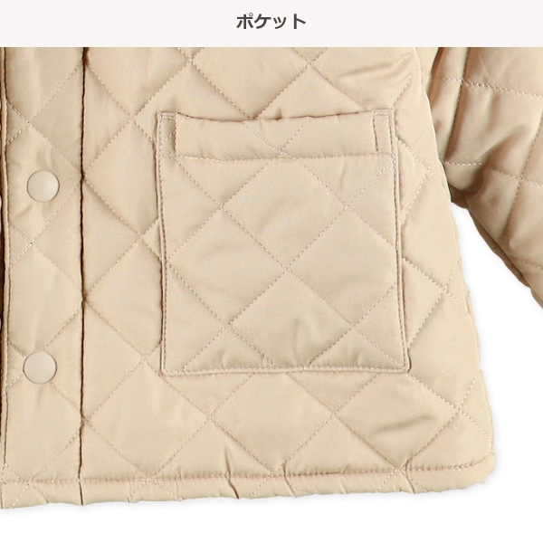襟付きキルトジャケット