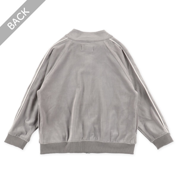 ベロアリブサイド2ラインジャケット