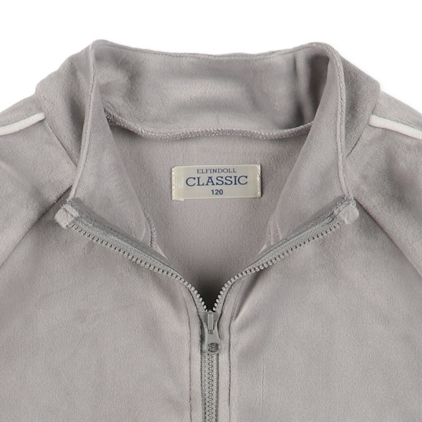 ベロアリブサイド2ラインジャケット