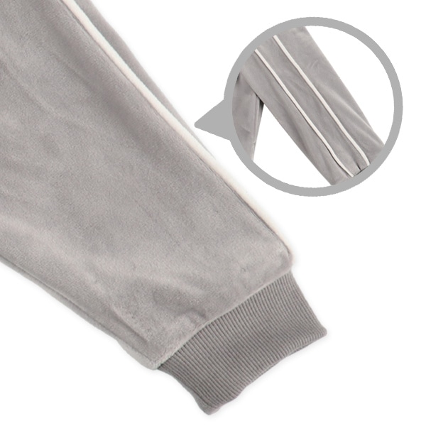 ベロアリブサイド2ラインジャケット