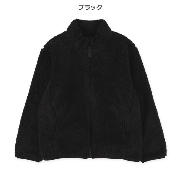 フリース無地ジャケット