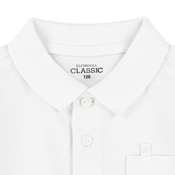 鹿の子スクール半袖ポロシャツ