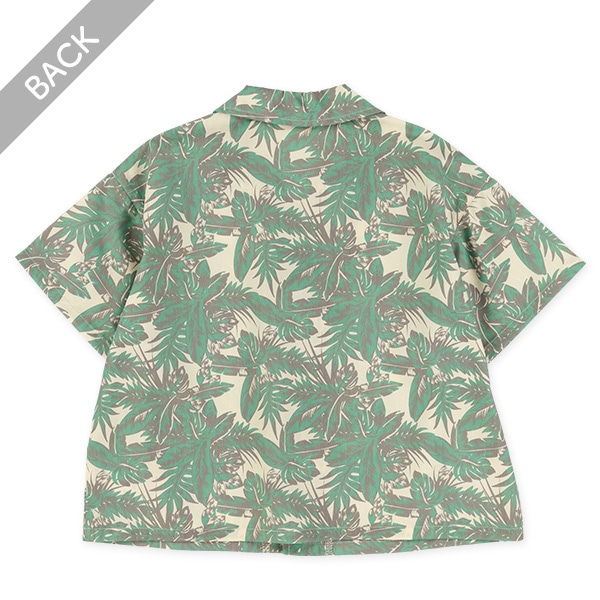 ボタニカルブロードシャツ