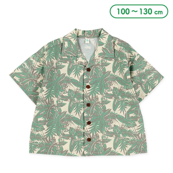 ボタニカルブロードシャツ