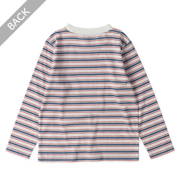 マルチボーダー長袖Tシャツ