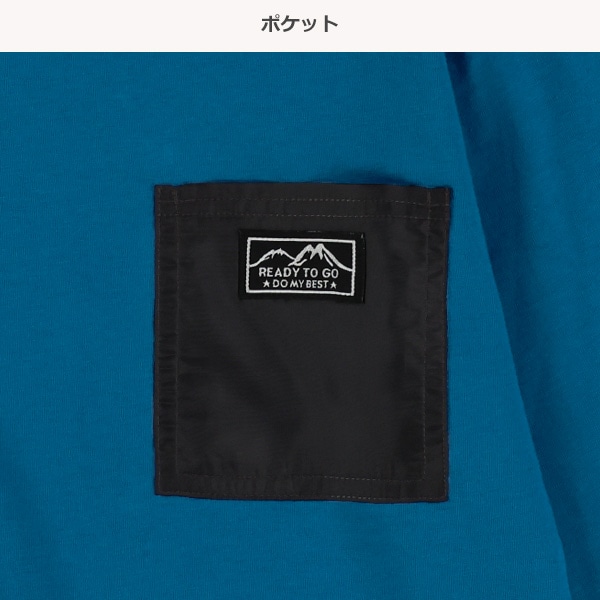 チケット付きポケット長袖Tシャツ