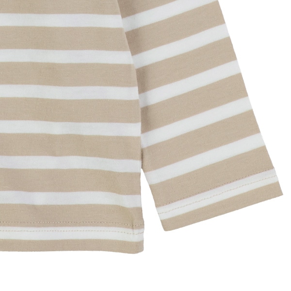 天竺先染めボーダー長袖Tシャツ