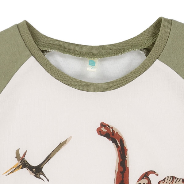 恐竜集合長袖Tシャツ
