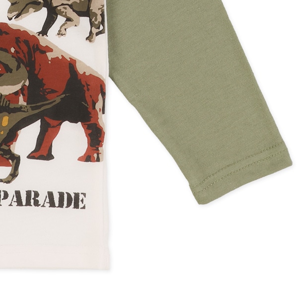 恐竜集合長袖Tシャツ