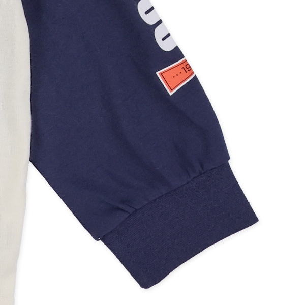 配色アメカジラグラン長袖Tシャツ