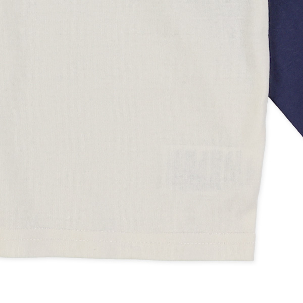 配色アメカジラグラン長袖Tシャツ