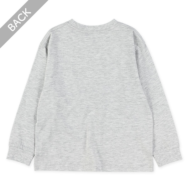 ポケット付きワイド長袖Tシャツ