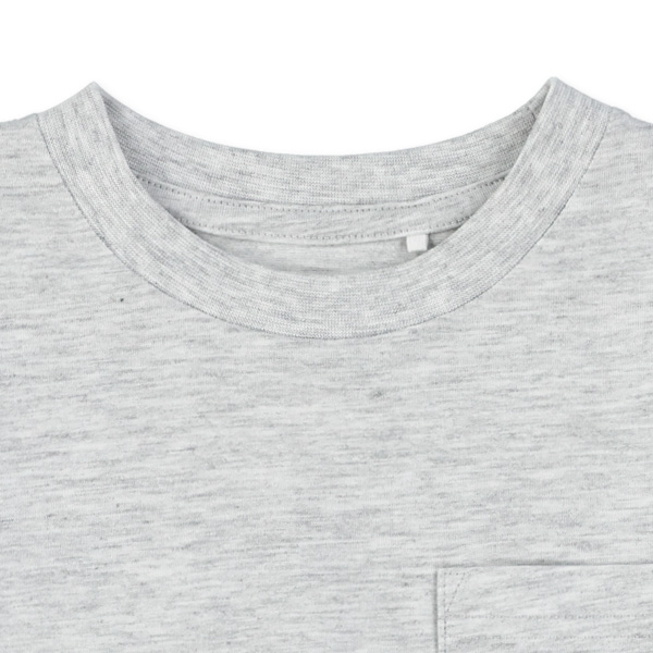 ポケット付きワイド長袖Tシャツ