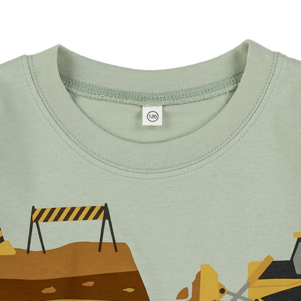 のりもの・はたらくくるまプリント長袖Tシャツ