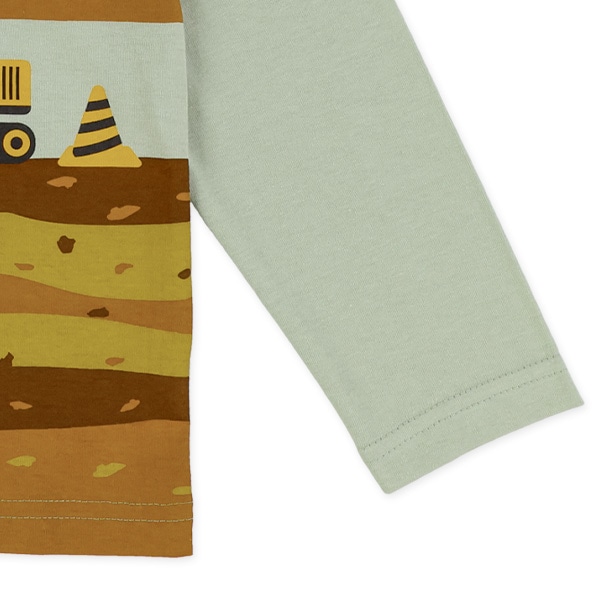 のりもの・はたらくくるまプリント長袖Tシャツ