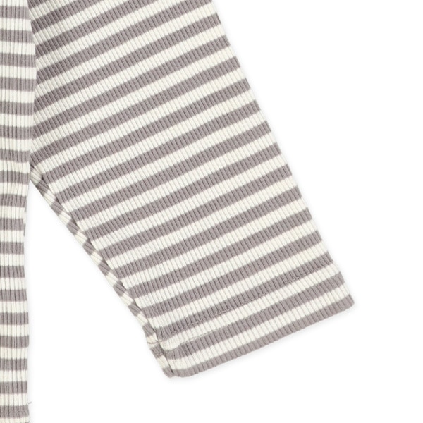 スパンテレコボーダー・無地長袖Tシャツ