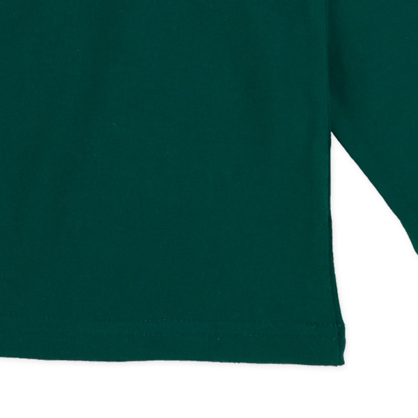 ワニロゴアメカジプリント長袖Tシャツ