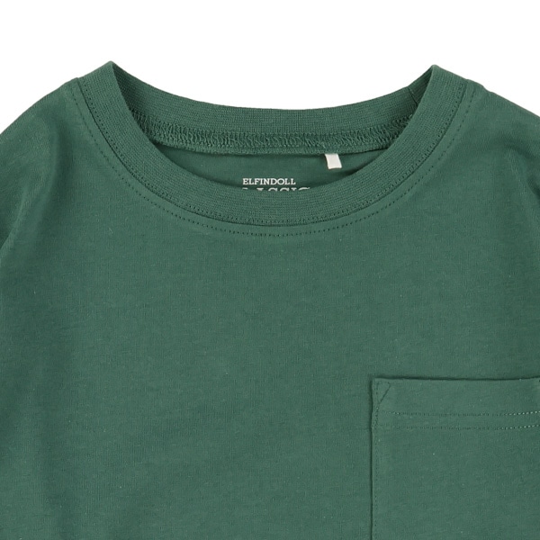 袖レイヤード風長袖Tシャツ