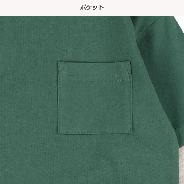 袖レイヤード風長袖Tシャツ