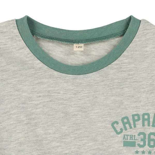 胸ロゴワイド長袖Tシャツ