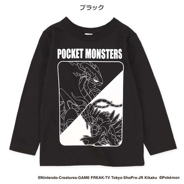単色長袖Tシャツ（ポケモン）