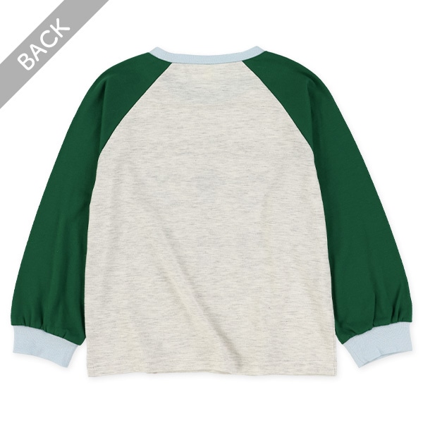 くま・いぬラグラン長袖Tシャツ