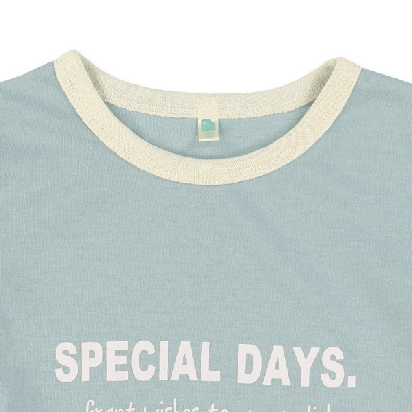 パイピングロゴ長袖Tシャツ