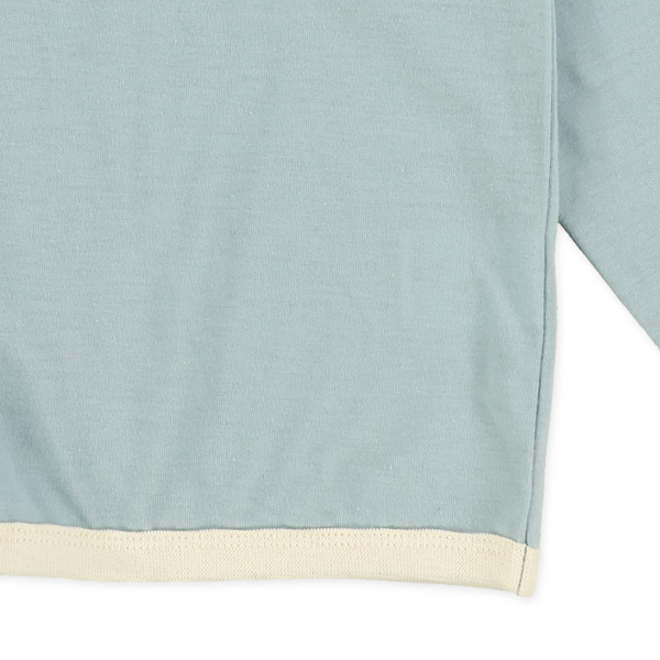 パイピングロゴ長袖Tシャツ