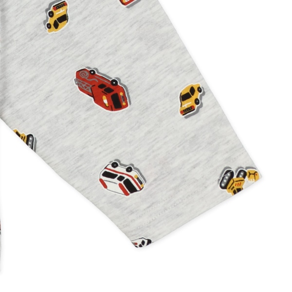 総柄ワイド長袖Tシャツ