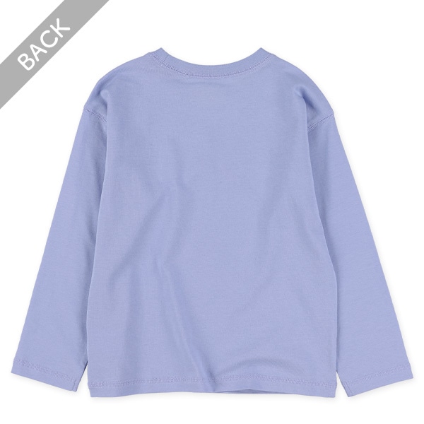 切り替えワンポイント長袖Tシャツ